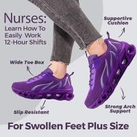 Zapatos para neuropatía masculina, zapatos antideslizantes suaves para aliviar el dolor de pies, zapatos ideales para caminar, zapatos ortopédicos para hombre, zapatillas para correr - details 0