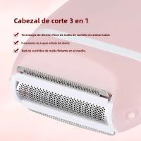 Afeitadora Eléctrica Mini Para Mujeres Trimmer De Bikini Peluca Painless Segura Para Piernas Brazos Axilas Área Intima Epilador - details 0