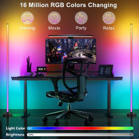 Lámpara De Piso Inteligente LED RGB Con Control Remoto Y APP Sincronización De Música Iluminación De Esquina Con Timer Moderna Para Sala De Estar Juego - details 3