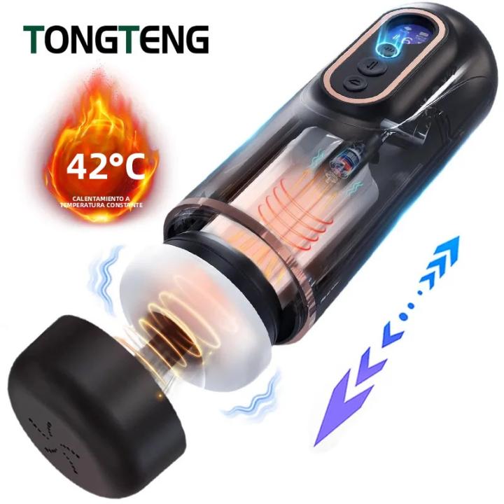 Masturbador Para Hombres Con Juego De Pecho Y Tubo Texturizado 3D Bomba De Pene Con Golpeante Y Succión Juguetes Sexuales Para Hombres Cupón De Masturbación Eléctrico