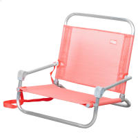Aktive - Silla de playa y camping plegable, 46x44x49 cm, con asiento bajo, sin tubo delantero, soporta un peso máximo de 110 kg, asa de hombro, tejido textileno, estructura aluminio, sillas de playa bajas, sillas camping plegables ligeras - details 0