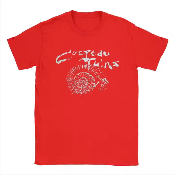 Camiseta De Hombre Cocteau Twins Ola Camiseta De Algodón Ligera Con Estampado Estilo Casual Cuello Redondo Manga Corta Transpirable Y Secado Rápido Protección Solar Stretchable - 1