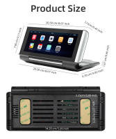 BQCC Pantalla Portátil De 6.86 Pulgadas Con Pantalla Plegable MP5 USB BT DVR Mirrorlink Android Carplay IPS Reversa Para Coche - details 12