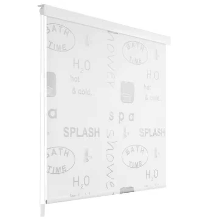 vidaXL Persiana enrollable de ducha Splash 80x240 cm - 1