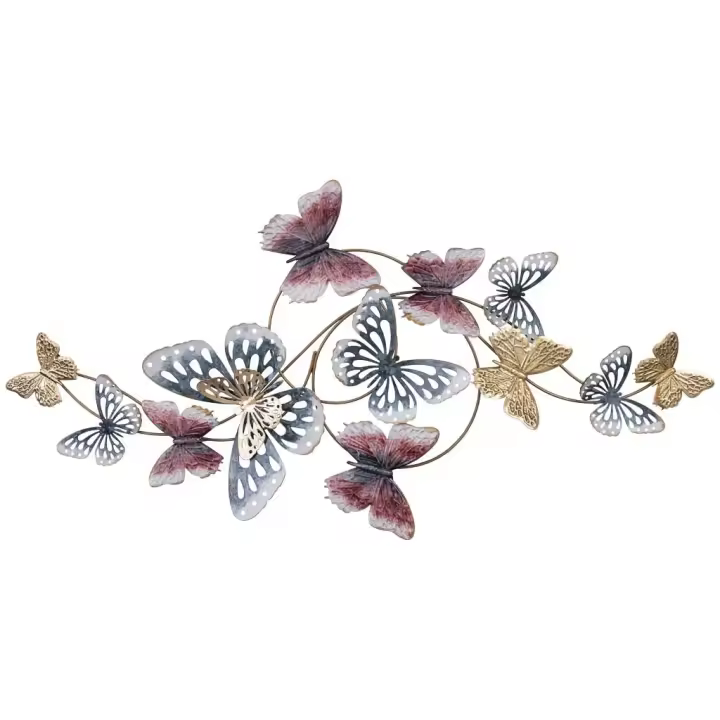 Mural decorativo de pared de metal 89,5x46,4x5,1 - 1