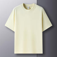 Camiseta De Algodón Puro 100% Para Hombre Manga Corta Verano Moda Casual Color Sólido Cuello Redondo Top Amplio Para Pareja - details 26