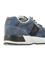 Emporio Armani Zapatillas Zapatos de Cuero Hombre Azul X4X220 XL188 D879 - details 1