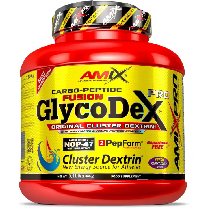 Amix Nutrition - Bebida Energética Glycodex Pro 1,5 Kg - Mejora Rendimiento y Recuperación Muscular - 1