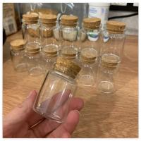 Botellas De Vidrio Pequeñas Con Tapa De Madera Para Almacenamiento De Hierbas Y Recuerdos Jars De Memoria Decoración De Habitación 30ml Tamaño Mini Disponibles En 5 Cantidades - details 3