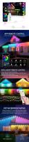Luces Detechas RGB Bluetooth Para El Techo Permanentes Exteriores Con Sincronización De Música Y Temporizador IP67 Impermeables Para Decoración De Fiestas Y Vacaciones En El Hogar - details 0