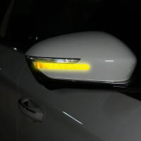 2pcs/set Almohadillas Reflectoras De Seguridad Para Coche Adhesivo Reflector Para Espejo Retrovisor Y Bandas De Seguridad - details 6