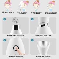Nano Ionic Steamer Facial Profundo Limpieza Hidratante Cuidado De La Piel Con Sprayer Caliente Fría Mascarilla De Spa Sauna - details 5