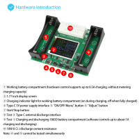 Testero De Batería 18650 Capacidad De Litio Módulo MAh MWh Detector Digital De Energía Tipo-C Para Dispositivos Electrónicos - details 7