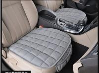 Juego De Cubiertas De Asiento De Coche De Peluche Protector Antisalpicaduras Universal Para Automóviles SUVs Sedanes Hatchbacks Camiones Capa De Cojín Delantero/trasero En Negro Gris Beige - details 12