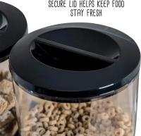 Jars De Almacenamiento Para Cereales Doble Barril Separador De Tanque De Granos Botella De Alimentos Organizador De Cocina - details 3