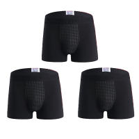 Set de 1 o 3 Calzoncillos Hombre Boxer Algodon Bóxers Ropa Interior, 95% Algodón, 5% Elastáno, 3 Colores, Negro, Rojo y Gris, Experiencia de Uso Cómoda, no Tapada, Entrega Rápida, regalo ideal para tu amante / padre / hermano en el cumpleaños - details 3