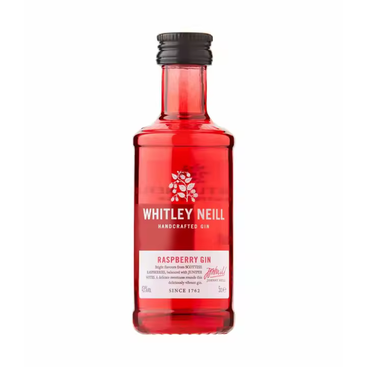 Miniatura Ginebra Whitley Neill Raspberry Gin 5cl - 1