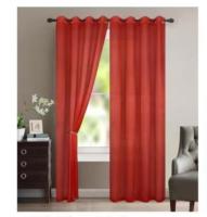 Cortina de visillo estampada brillo  translucido 100% poliéster para salón y dormitorio.140x260cm.6033.1 panel. - details 7