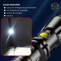 Linterna Tactica CH-22019 LED De Alta Potencia Con Forma De Porra , Alcance mas de 100M , Defensa personal , Punta De Hierro Para Cristales., Nuevo , envio 24h - details 1