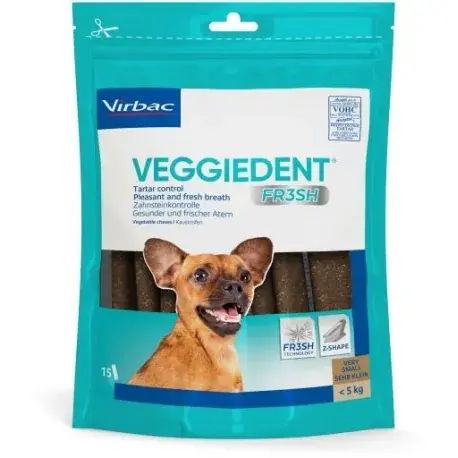 Virbac VEGGIEDENT Snack dental para perros - 1