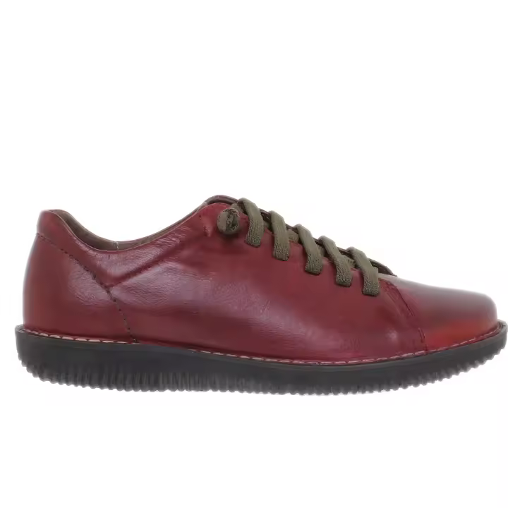 Zapato Casual Piel Mujer Burdeos - Boleta Shoes - 1