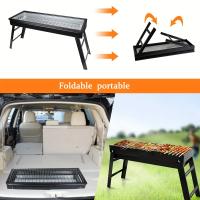 BOPORO Barbacoa Portátil de Acero Inoxidable para Camping, Picnics, Jardín y Fiestas en la Playa - Compacta y Ligera - details 0