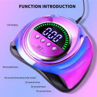 Lámpara De Secado De Uñas Profesional Con 66 LED Y Sensor Automático Para Gel De Uñas UV Herramienta De Salon De Uñas Con Base Removible - details 1