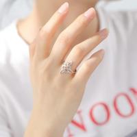 Anillo de Nude de Bruja para mujer de Maple inoxidable, ajustable abierto para Dedo Celta cuaternario Wiccan Brujas  plata - details 2