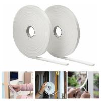 Cinta Adhesiva De Espuma Autoadhesiva 5m Para Sellado De Puertas Excluyendo Viento Aislamiento Acústico Antigolpes Para Relleno De Ventanas - details 2