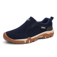Zapatos De Cuero Para Hombre Casual Transpirables Mocasines De Senderismo No Slip Para Exterior Zapatos De Deporte Para Adultos - details 26