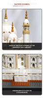 Mini Bricks De Ciudad Taj Mahal Famoso Edificio Micro Modelo De India Bloques Creativos Para Niños Y Adultos Regalo Ideal - details 12