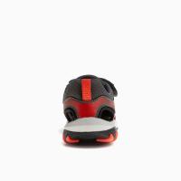 Sandalias planas niño PABLOSKY 982150 SANDALIA DEPORTIVA GREY-RED 36304 25V - details 1