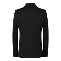 Chaqueta De Traje Para Hombre En Color Sólido Ajustada Elegante Blazer Para Bodas Y Negocios Moda Casual Traje Profesional - details 4