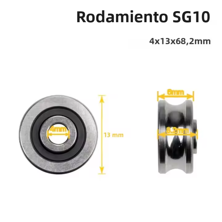 Rodamientos De Groove Ball Para Máquina De Grabado Y Corte Por Láser CO2 SG10 SG15 SG20 SG25 Pack De 5pcs Accesorios Para Máquinas De Grabado - 1