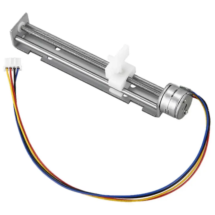 12V Stepper Motor Stroke 80Mm Con Motor Deslizante Para Diy Pequeña Máquina de Grabado-Yvan - 1
