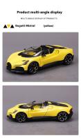 Nueva Bburago 2024 Modelo Miniatura De Coche Diecast De Aluminio 1:18 Bugatti W16 Mistral Juguete Deportivo Para Regalo De Navidad - details 6