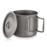 Taza De Camping De Titanio Portátil Con Mano Doblada Adecuada Para Picnic Tamaño 300ml / 350ml / 450ml / 550ml / 650ml / 750ml - details 99