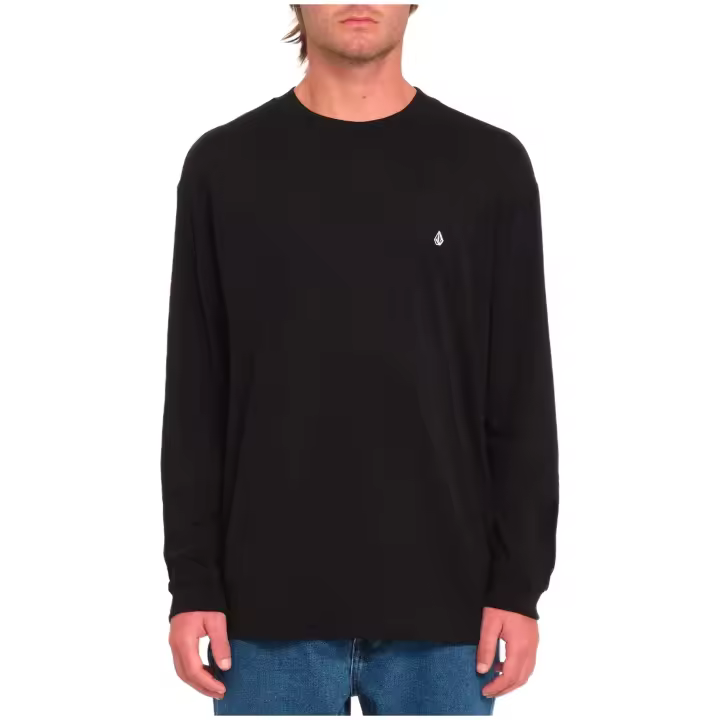 Sudadera Volcom modelo Stone Blanks Bsc Lst para hombre en color negro - 1
