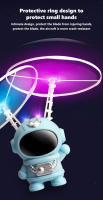 Helicóptero Robot Volador UFO Juguete Luminoso Para Niños Y Niñas Con Piloto Espacial Aeronave Dron Juego Interior Exterior - details 6