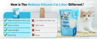 Nobleza - Arena para Gatos de sílice Camada para Gatitos de Gel de Diamante 3.8L Absorbente, Cómodo Biodegradable Sabor a Limon - details 7