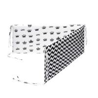 Protector De Cabeza Para Cuna Bumper Anticolisión Y Anticaída Para Bebés Recién Nacidos Cepillo De Cama De Algodón Tamaño 130x30 Unisex Decoración De Habitación Para Bebés - details 13