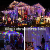 Luces De Cadena De Hielo LED Solar 3.5M Impermeables Para Decoración De Bodas Y Fiestas En Jardín Y Hogar Luces De Navidad Exteriores - details 11