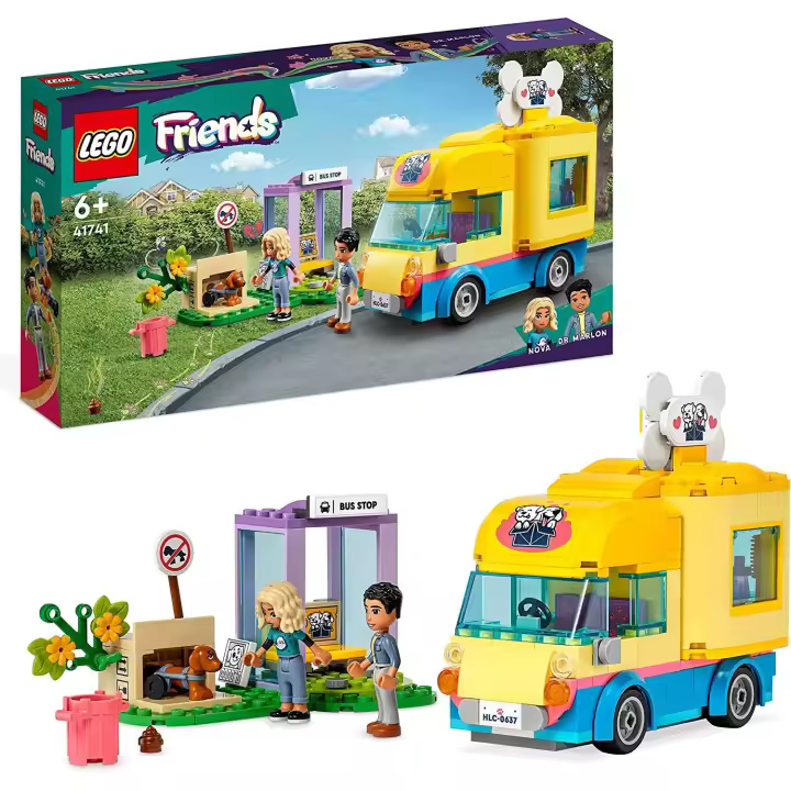 Lego 41741 Furgoneta de Rescate Canino Friends - 1