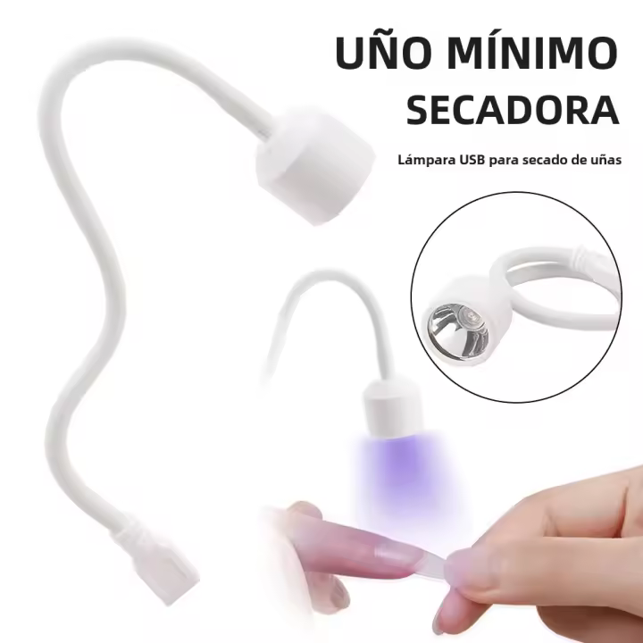 LULAA Mini Secador De Uñas LED UV Lámpara Plegable Luz De Curado Para Polvos De Gel Y Arte De Uñas Secado Rápido Para Manicura - 1