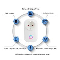 Enchufe Inteligente WiFi 16A Con Enchufe Israelita Control Por Voz De Alexa Y Google Home Función De Tiempo Tuya APP Hogar Inteligente Protección Contra Sobrecargas - details 7