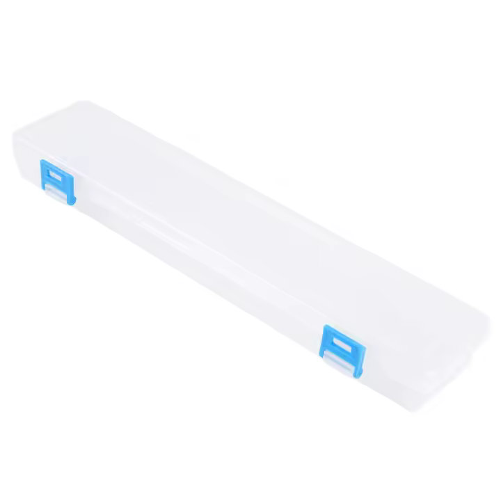 Caja De Almacenamiento Blanca Para Pinceles Y Arte 33x7x3.5cm Protector De Herramientas Para Dibujos Y Costura - 1