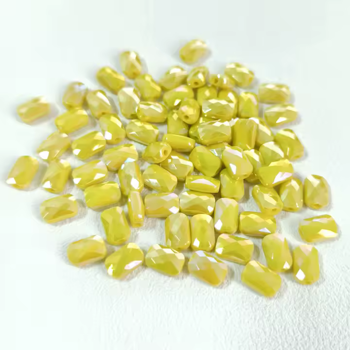 70pcs Accesorios De Joyería DIY 6x9mm Cuentas De Vidrio Cristal Porcelana Jade AB Para Vestido Zapatos Flores Material - 1