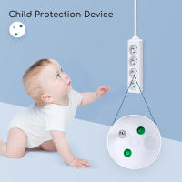 Aigostar  Regleta de 4 enchufes 16A 2P+T con cable de 1,5/3/5 metros y. Color blanco - details 2
