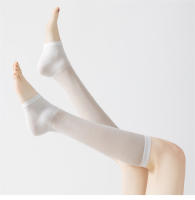 Calentadores De Pierna Para Mujer Estilo Japonés Moda Color Sólido Longitud Al Final Del Rodillo Primavera Verano Nylon Spandex Viscosa - details 4