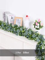 Planta Artificial De Eucalipto 170cm Hojas Para Decoración De Bodas Y Jardines Falsas Babys Breath Vines De Seda Colgantes Para El Hogar - details 4